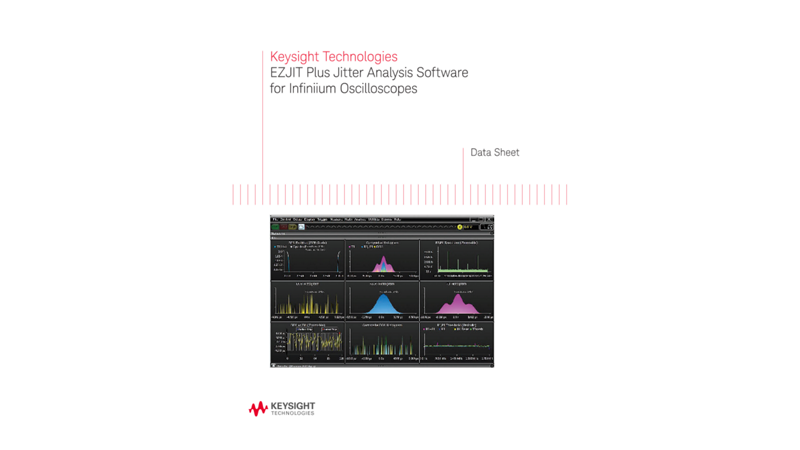 EZJIT Plus Jitter Analysis Software for Infiniium Oscilloscopes